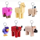 Minecraft meglepetés figura kulcstartó, 1 db