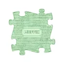 Muffik ortopédiai puzzle - puha, pasztelzöld, 1 db
