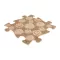 Muffik ortopédiai puzzle - puha rét, bézs, 1 db