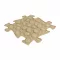 Muffik ortopédiai puzzle - kemény diók, bézs, 1 db