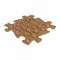 Muffik ortopédiai puzzle - kemény diók, barna, 1 db