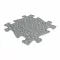 Muffik ortopédiai puzzle - kemény kavicsok, szürke, 1 db