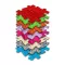 Muffik ortopédiai puzzle szőnyeg - Medium 1 készlet, A változat, 8 db