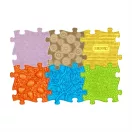 Muffik ortopédiai puzzle szőnyeg - Bébi készlet, A változat, 6 db