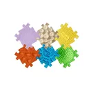 Muffik ortopédiai puzzle szőnyeg - Bébi készlet, A változat, 6 db