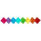 Muffik ortopédiai puzzle szőnyeg - Szivárvány készlet, 8 db