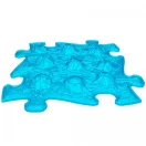 Muffik ortopédiai puzzle - puha gesztenyék, kék, 1 db