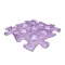 Muffik ortopédiai puzzle - kemény gesztenyék, lila, 1 db