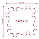 Muffik ortopédiai puzzle - kemény gesztenyék, lila, 1 db