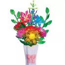 Cra-Z-Art Készítsd magad 3D virágcsokor kristályokkal