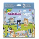 Crayola Washimals: Kifesthető és kimosható Bluey figurák - 2 db-os készlet