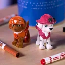Crayola Washimals kimosható Mancs Őrjárat figura, 2 db - többféle