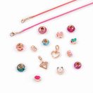 Make It Real Ékszerkészítés, Halo charm karkötők csini pinkben