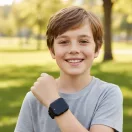 KidSafe Junior 4G fekete gyerek okosóra magyar menüvel, videóhívással, GPS, kamera