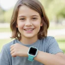 KidSafe Junior 4G világoskék gyerek okosóra magyar menüvel, videóhívással, GPS, kamera