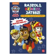   Mancs őrjárat - Rajzolj, színezz, játssz! - matricás foglalkoztatókönyv szuper matricákkal