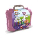 Mancs őrjárat nyomdaszett bőröndben, lányos