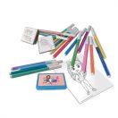 Gabi Babaháza nyomda készlet filccel, 18 db-os