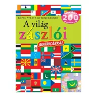Képes atlasz gyermekeknek - A világ zászlói matricákkal