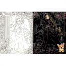 Rejtőzködő hercegnők - Kifestőfüzet kaparós és színezős oldalakkal