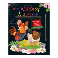   Rejtőzködő tanyasi állatok - Kifestőfüzet kaparós és színezős oldalakkal