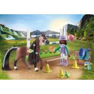 PLAYMOBIL® 71355 Zoe & Blaze versenypályával