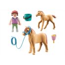 PLAYMOBIL® 71498 Kislány pónival és csikóval