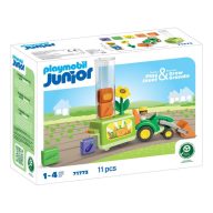   PLAYMOBIL® 71773 JUNIOR traktor megrakható és üríthető platóval