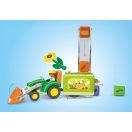 PLAYMOBIL® 71773 JUNIOR traktor megrakható és üríthető platóval