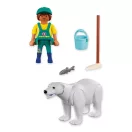 PLAYMOBIL® 72090 Állatkert: Jegesmedve és gondozó