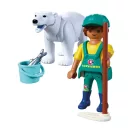 PLAYMOBIL® 72090 Állatkert: Jegesmedve és gondozó