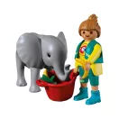 PLAYMOBIL® 72092 Állatkert: Elafánt és gondozó