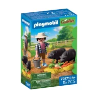 PLAYMOBIL® 72171 Farmer csüngőhasú malaccal