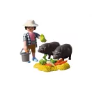 PLAYMOBIL® 72171 Farmer csüngőhasú malaccal