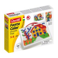 Quercetti FantaColor pötyi 300 db, szögletes