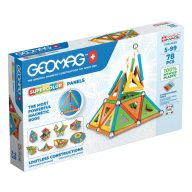   Geomag Supercolor Panels Recycled 78 db-os mágneses építőjáték