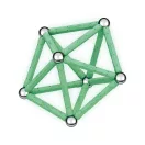 Geomag Glow Recycled 60 db-os mágneses építőjáték