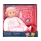 Dolls World baba 46 cm hangokkal és kiegészítőkkel