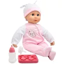 Dolls World baba 46 cm hangokkal és kiegészítőkkel