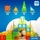 Geomag Magnetic Tiles Gems 100 db-os mágneses építőjáték