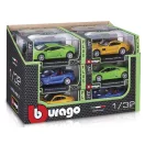 Bburago Street Tuners 1:32 kisautó vitrinben - Lamborghini Aventador Coupé (18-42021)
