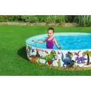 Bestway Fill 'N Fun merevfalú dínós medence 244 x 46 cm
