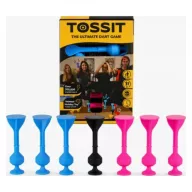   Tossit Starter Pack - pink, kék - szilikon tapadókorongos darts