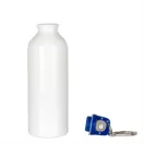 Alumínium kulacs karabínerrel, 500 ml - Real Madrid