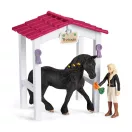 Schleich 42437 Horse Club Istállóállás, Tori & Princess