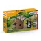 Schleich 42532 Csínytevő mosómedvék és borz dióval