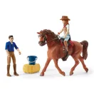 Schleich 42535 Horse Club Lovas kaland lószállító utánfutóval 