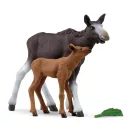 Schleich 42603 Jávorszarvas borjúval - Natgeo Kids