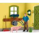 Schleich 42605 Nagy farm istálló állatokkal