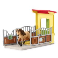 Schleich 42609 Istállóállás Izlandi póni ménnel